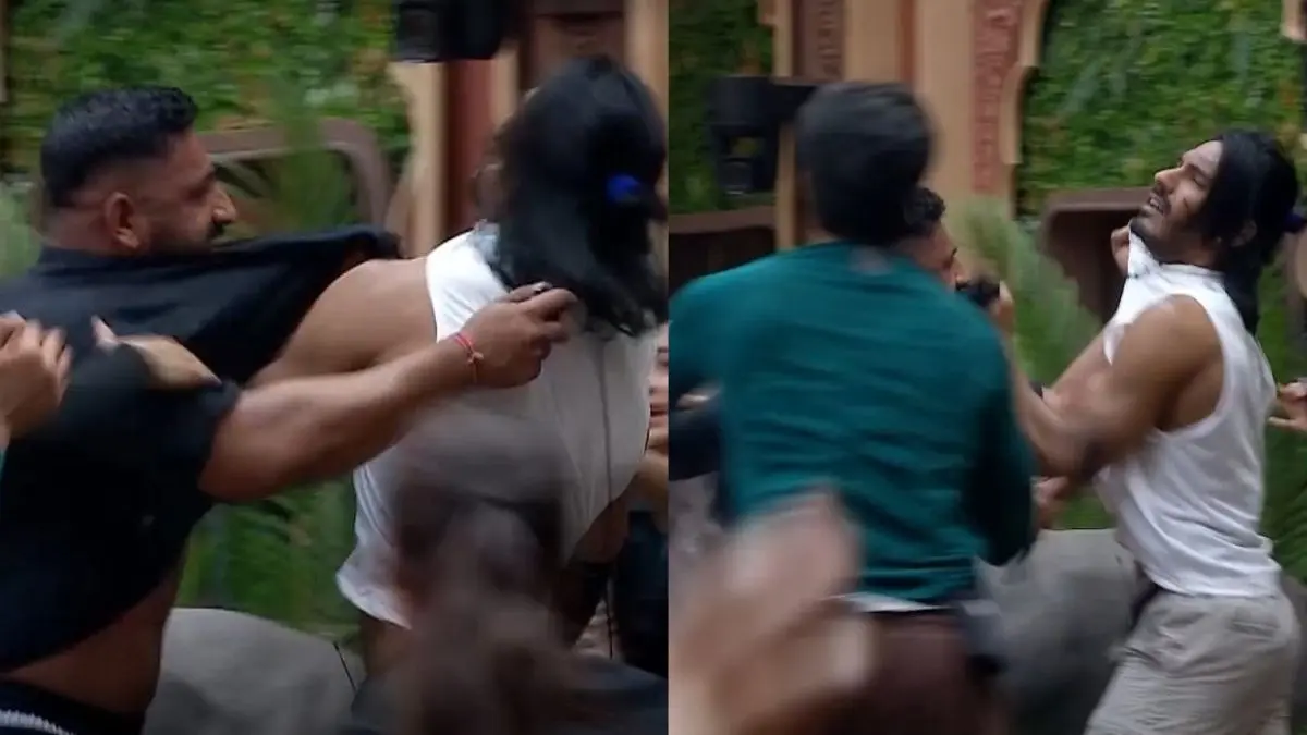 The 50 Big TWIST: 'द 50' में दूसरे दिन हुआ बड़ा बवाल, रजत दलाल ने दिग्विजय राठी को जड़ दिया जोरदार थप्पड़; हाथापाई के बाद क्या होगा एक्शन? Rajat Dalal Digvijay Rathi fight, The 50