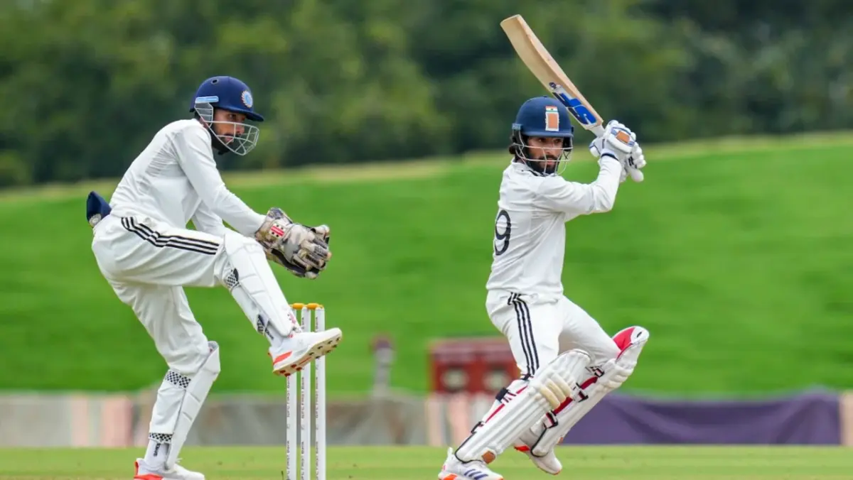 Rajat Patidar during Duleep Trophy final