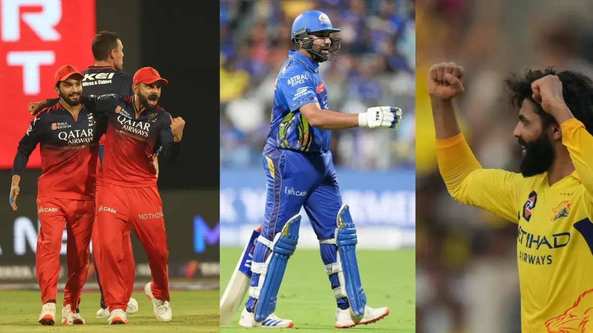 RCB Leave Previous Champions MI, CSK And KKR Behind By Becoming The First-Ever IPL Team To Register Unique Record Rajat Patidar, Josh Hazlewood, Virat Kohli, Rohit Sharma and Ravindra Jadeja