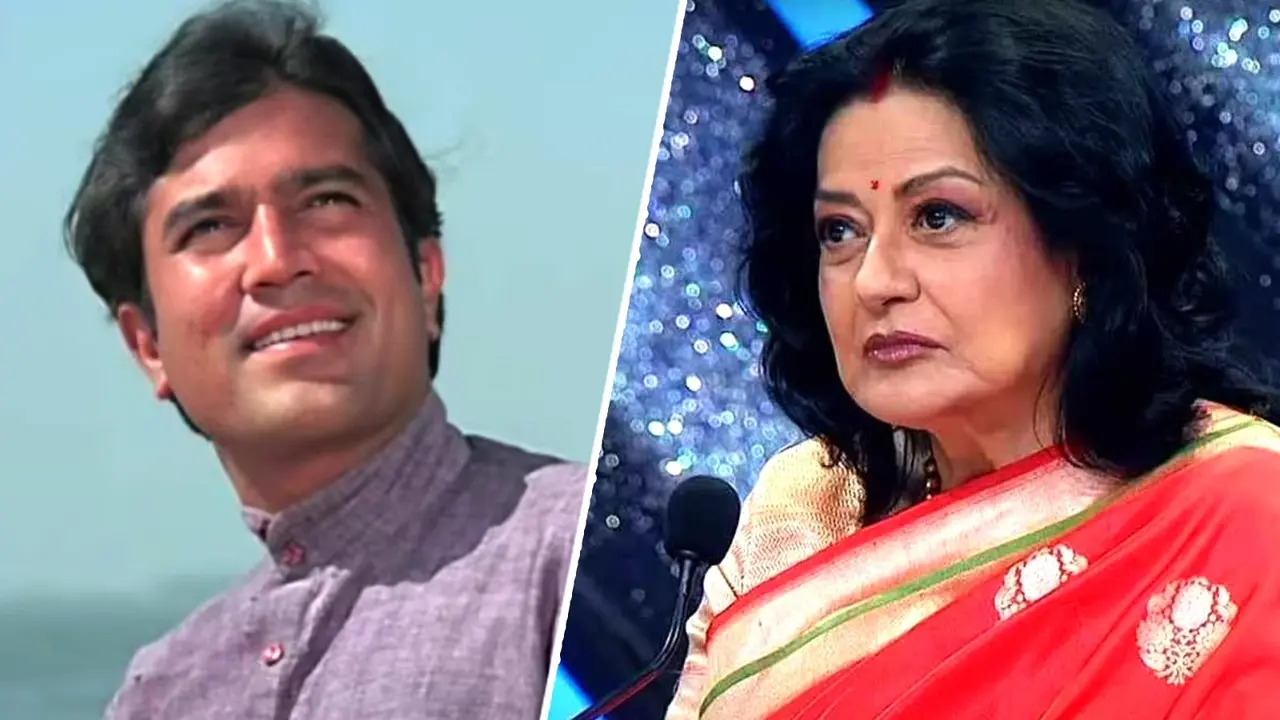 Rajesh Khanna and Moshumi Chaterjee