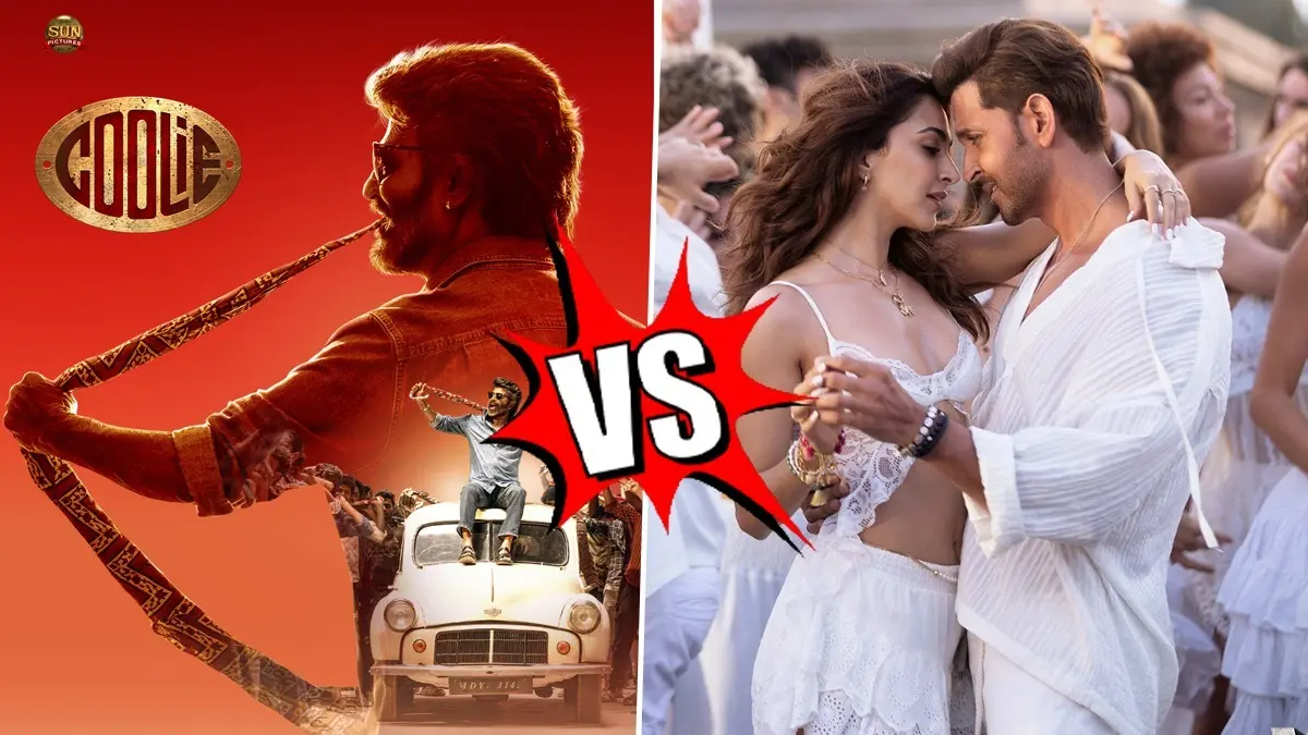 Coolie Vs War 2 Box Office Collection Day 1: Rajinikanth Starrer Mints Almost Double The Hrithik Roshan, Jr NTR's Film Before Evening Shows Rajinikanth and War 2 will release on August 14