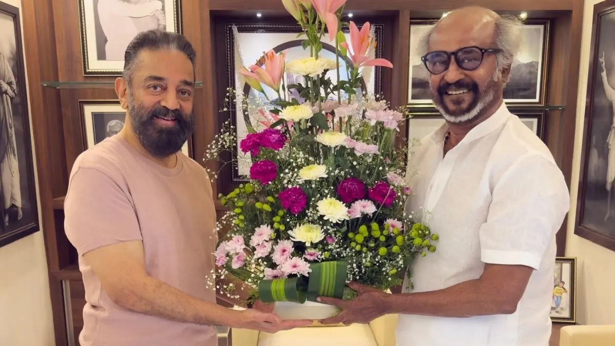 Megastars Rajinikanth And Kamal Haasan To Reunite After 46 Years For Lokesh Kanagaraj's Next: Report Rajinikanth with Kamal Haasan