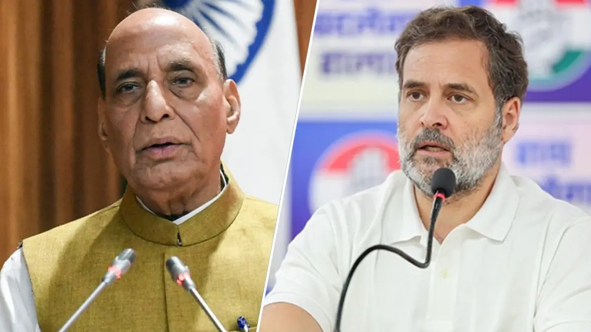 Rajnath Singh's Fiery Jab At Rahul Gandhi's Claims On Elections In India