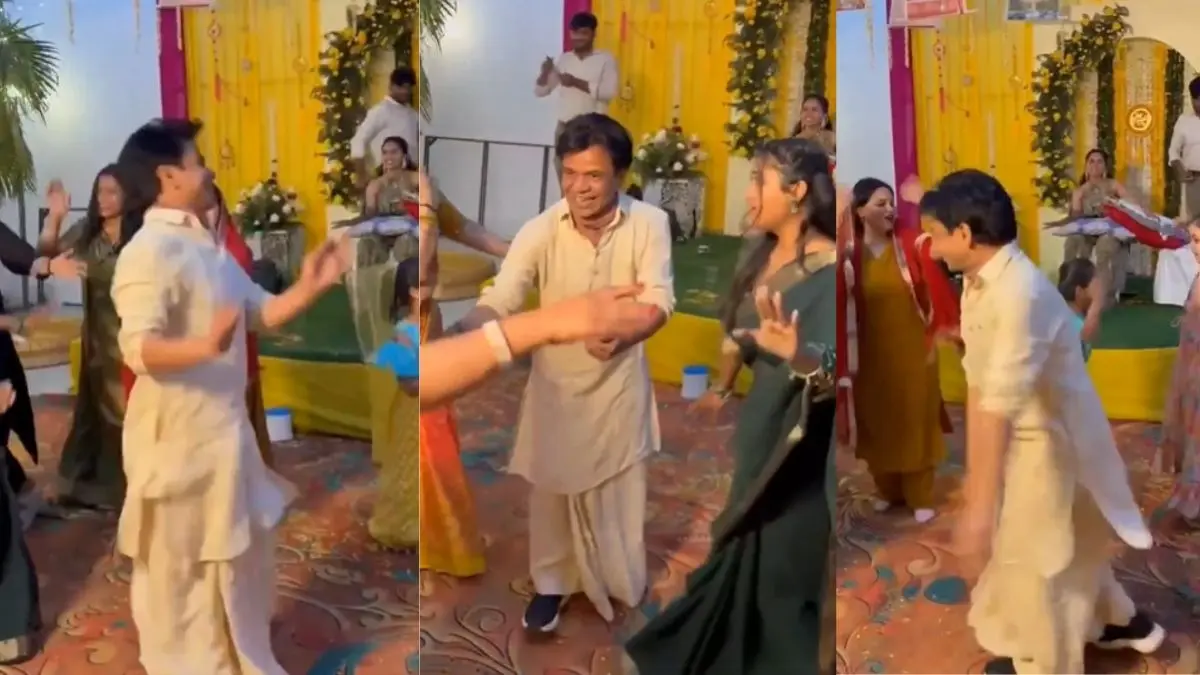 Rajpal Yadav Dance: जेल से निकलने के बाद राजपाल यादव की मस्ती, धोती-कुर्ता पहन लगाए जोरदार ठुमके; VIDEO VIRAL Rajpal Yadav Dance Video viral