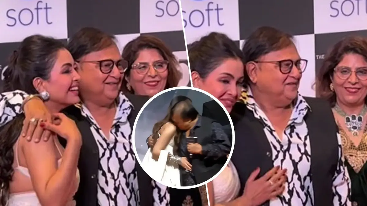 Rakesh Bedi attended the ITA Awards with Shubhangi Atre in Mumbai