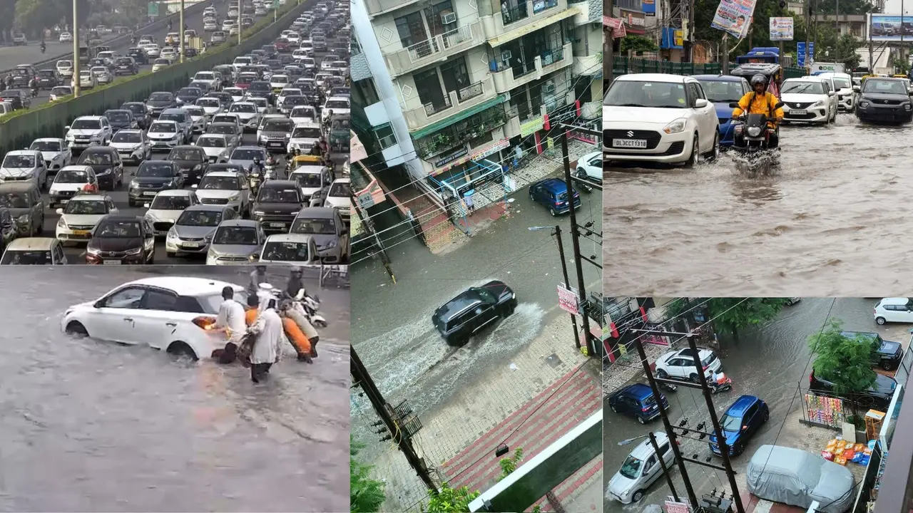 राखी पर दिल्ली-NCR में बारिश का 'बंधन'! सड़कों पर पानी, रेंगती कारें और लाचार ट्रैफिक व्यवस्था ने धो दिया त्योहार का रंग