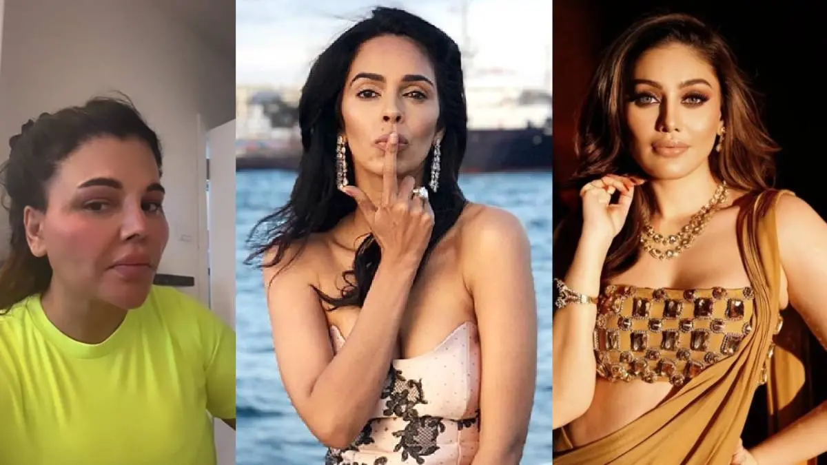 rakhi sawant video viral after shefali jariwala death, slams mallika sherawat