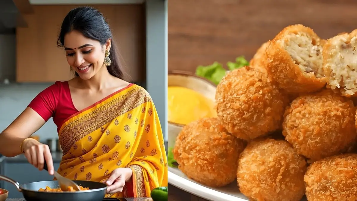 raksha bandhan 2025 instant snacks recipes for kids and guests potato cheeze balls and sooji veg cookies