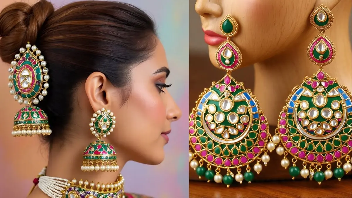 Raksha Bandhan 2025 Earrings Designs: रक्षा बंधन के लिए बेस्ट हैं Fancy Earrings के ये Latest Designs Raksha bandhan 2025 latest and fancy earrings designs for women