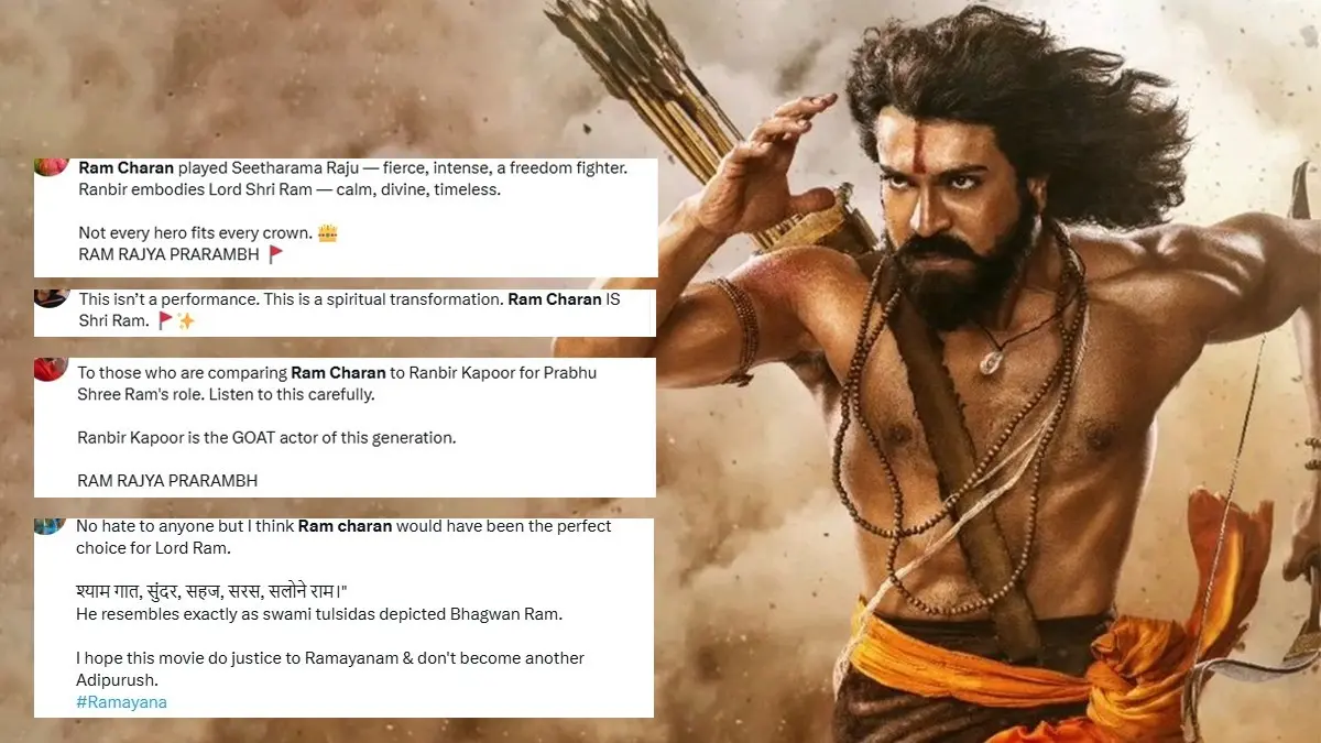 Ram Charan appeared as Lord Rama in SS Rajamouli's RRR