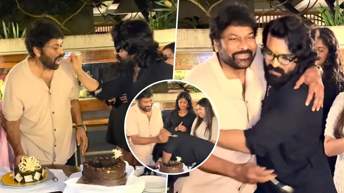 Inside Chiranjeevi's Birthday Celebration With Ram Charan And Surekha Konidela | Watch Ram Charan celebrated his father Chiranjeevi's birthday with his mother Surekha