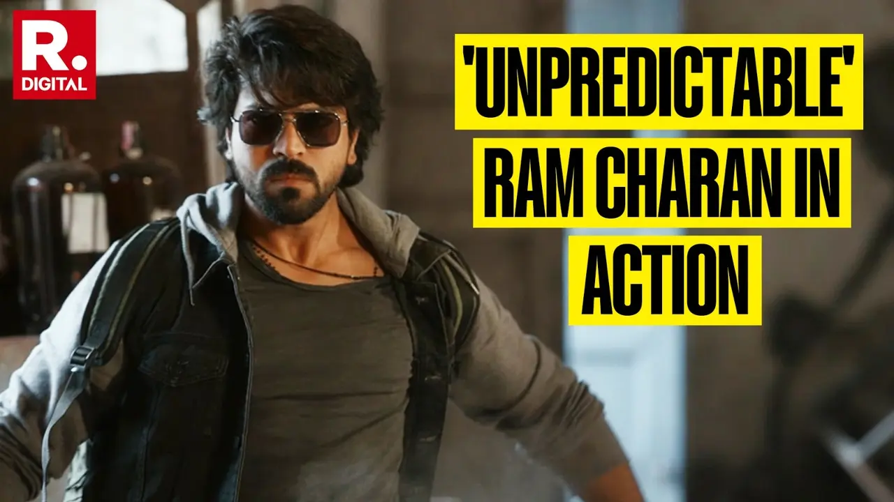 Ram Charan is a still from Game Changer teaser