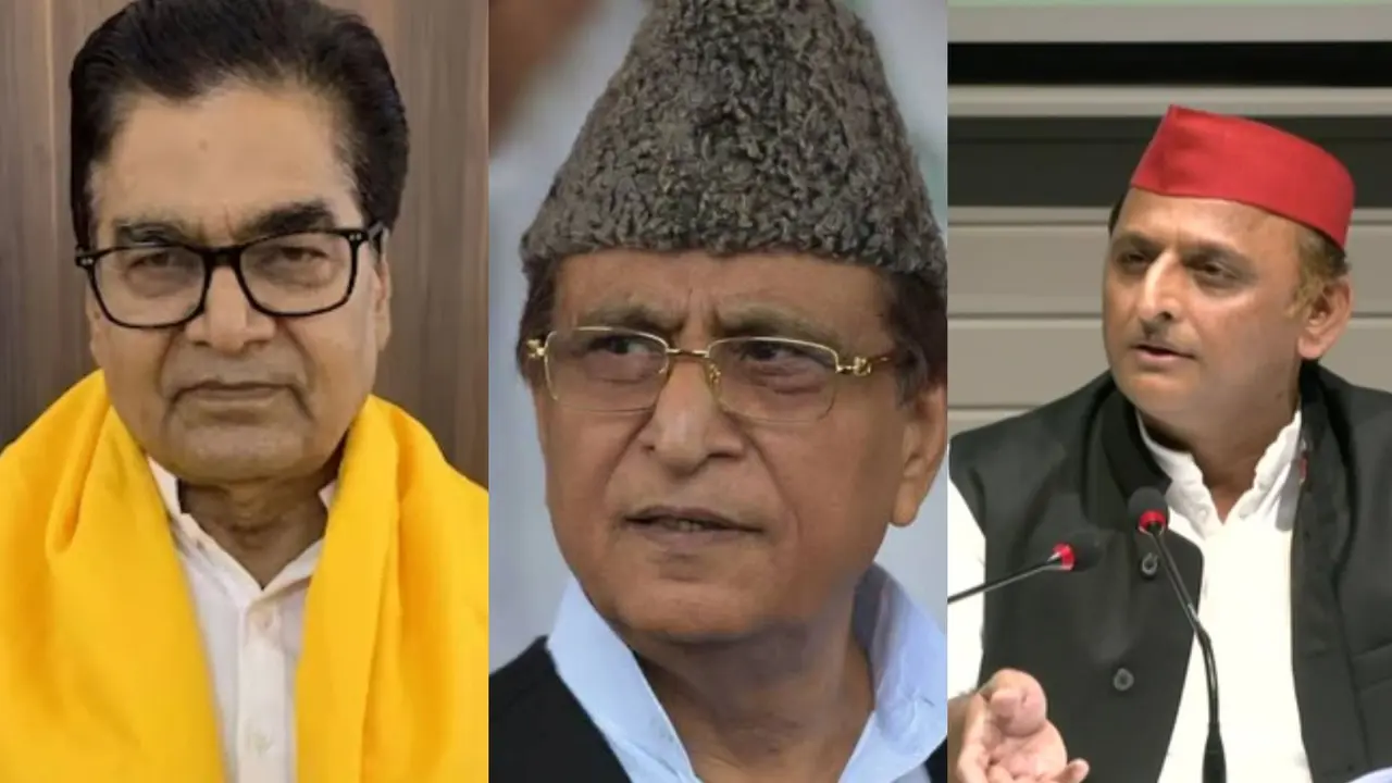 Ram Gopal Yadav, Azam Khan, Akhilesh Yadav