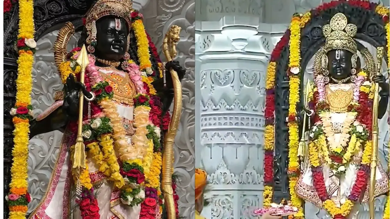 Ram Lalla Dons Dress with Uttarakhand's Aipan Art, CM Dhami Calls it a 'Blessed Moment' for State Ram lalla