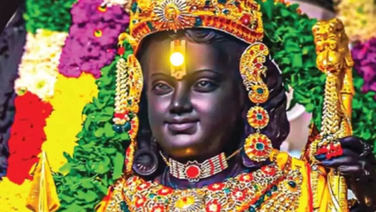 Ram Lalla surya tilak on ram navami