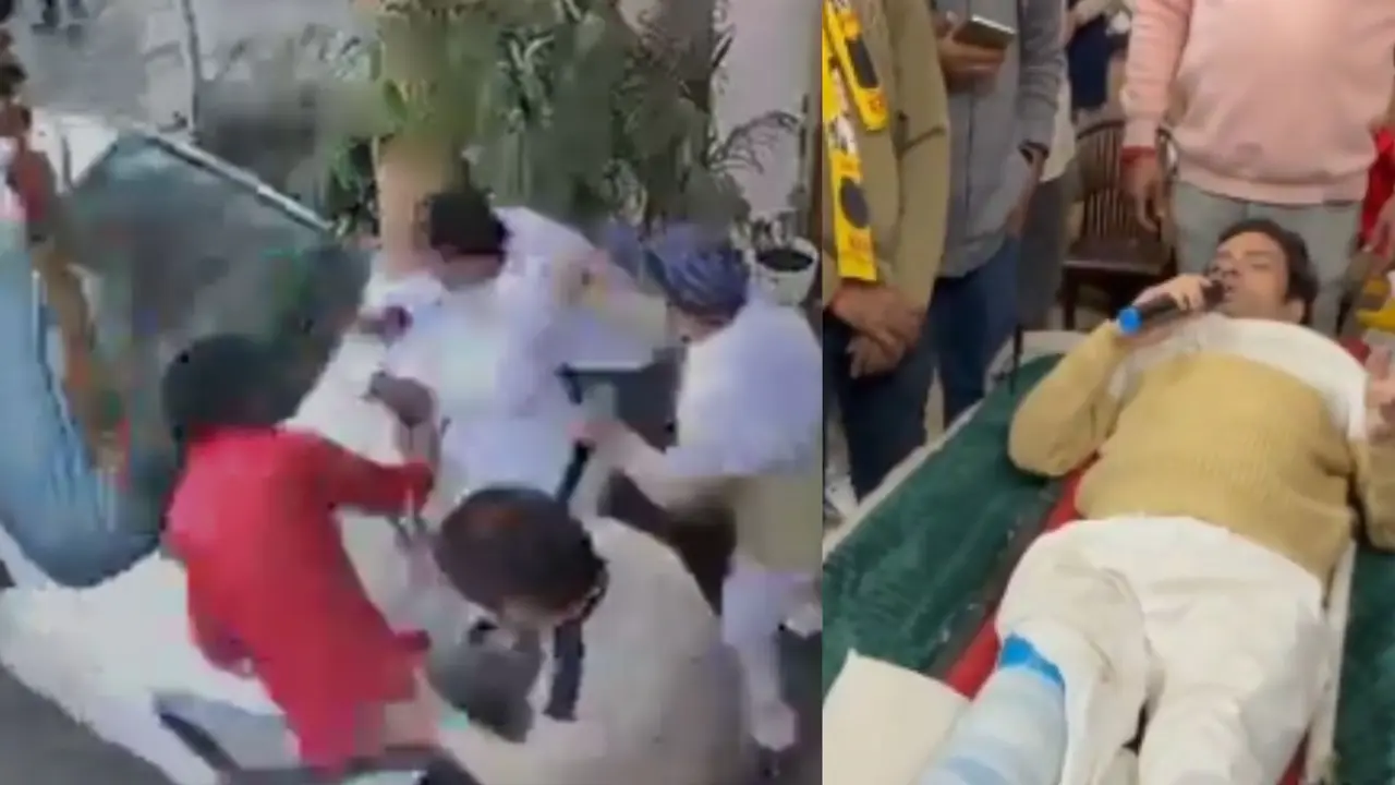 Delhi: मुंडका के निर्दलीय उम्मीदवार रामवीर शौकीन के दफ्तर में घुसी कार, हमले की साजिश का लगाया आरोप Rambeer Shokeen