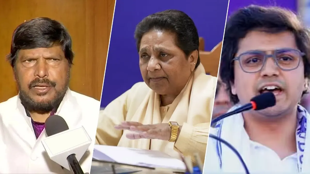 Ramdas Athawale, Mayawati & Aakash Anand