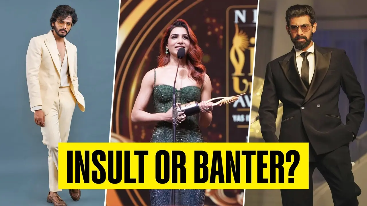 Rana Daggubati's IIFA Comments On Sam, Mahesh Babu Divide Netizens: Offensive Or Harmless Fun? Rana Daggubati and Teja Sajja hosted IIFA Utsavam in Dubai