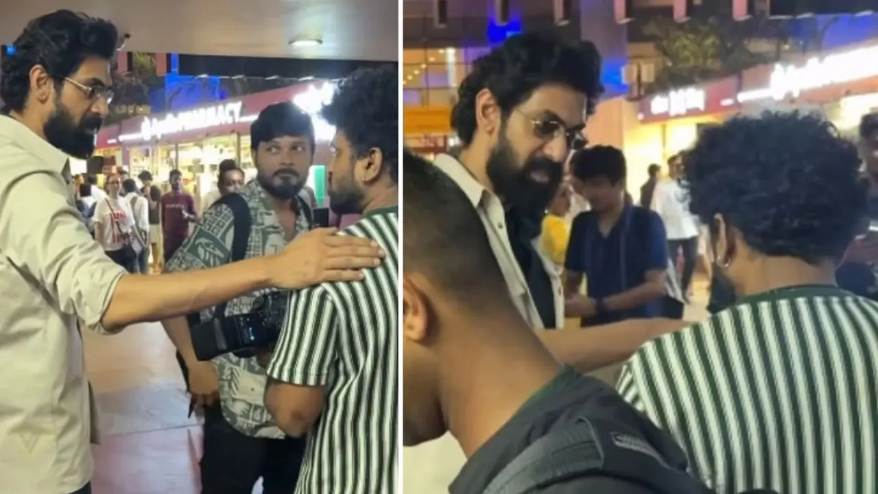 Rana Daggubati Forgets Basic Manners, Yells At Paparazzi For Following Him At Airport, Video Goes Viral Rana Daggubati's viral video from airport