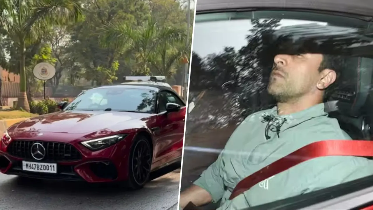 New Year, New Ride: Ranbir Kapoor Adds Mercedes-Benz AMG SL55 Worth ₹3 Crore To His Luxurious Fleet, Watch Viral Video Ranbir Kapoor adds a new Mercedes Benz to his fleet of cars
