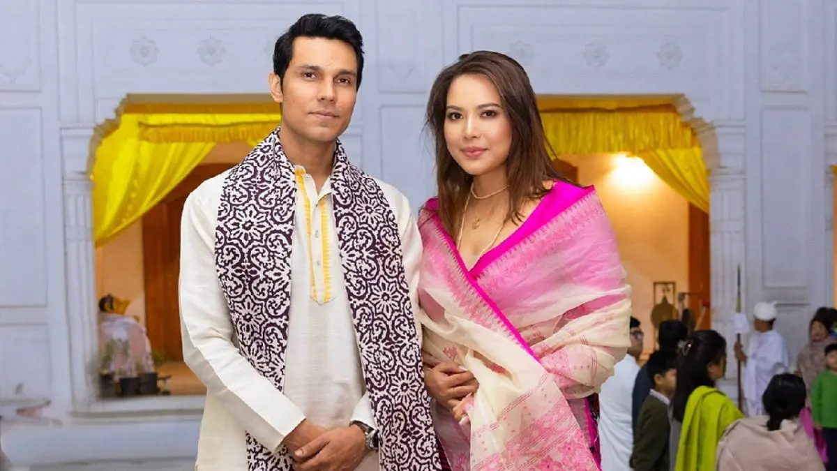 Randeep Hooda and Lin Laishram