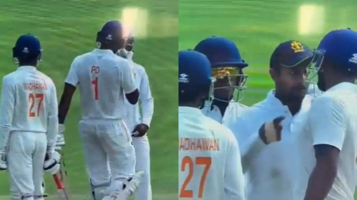WATCH | J&K's Paras Dogra Headbutts Karnataka Player During Ranji Final; KL Rahul's Reaction is EPIC Ranji Trophy Final