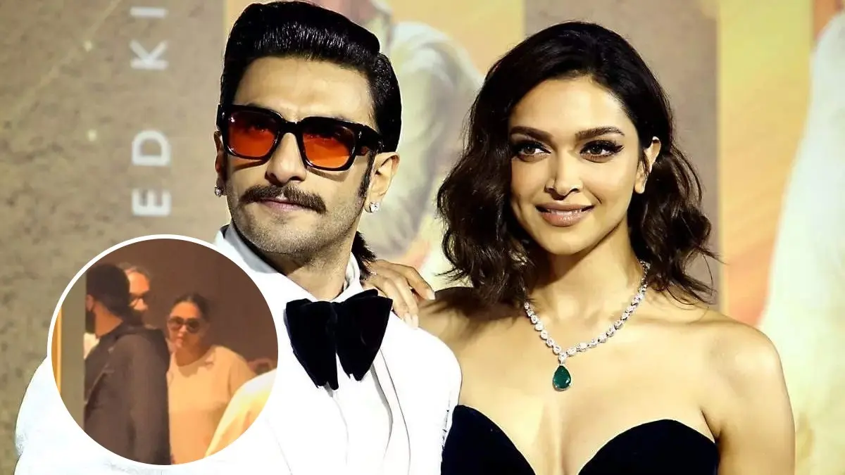 Ranveer Singh and Deepika Padukone spotted at airport