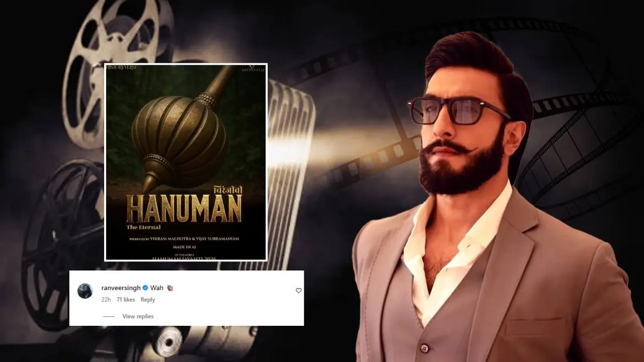 Ranveer Singh Backs AI-Made Chiranjeevi Hanuman Amid Severe Opposition From Filmmakers Ranveer Singh Backs AI-Made Chiranjeevi Hanuman Amid Severe Opposition From Filmmakers