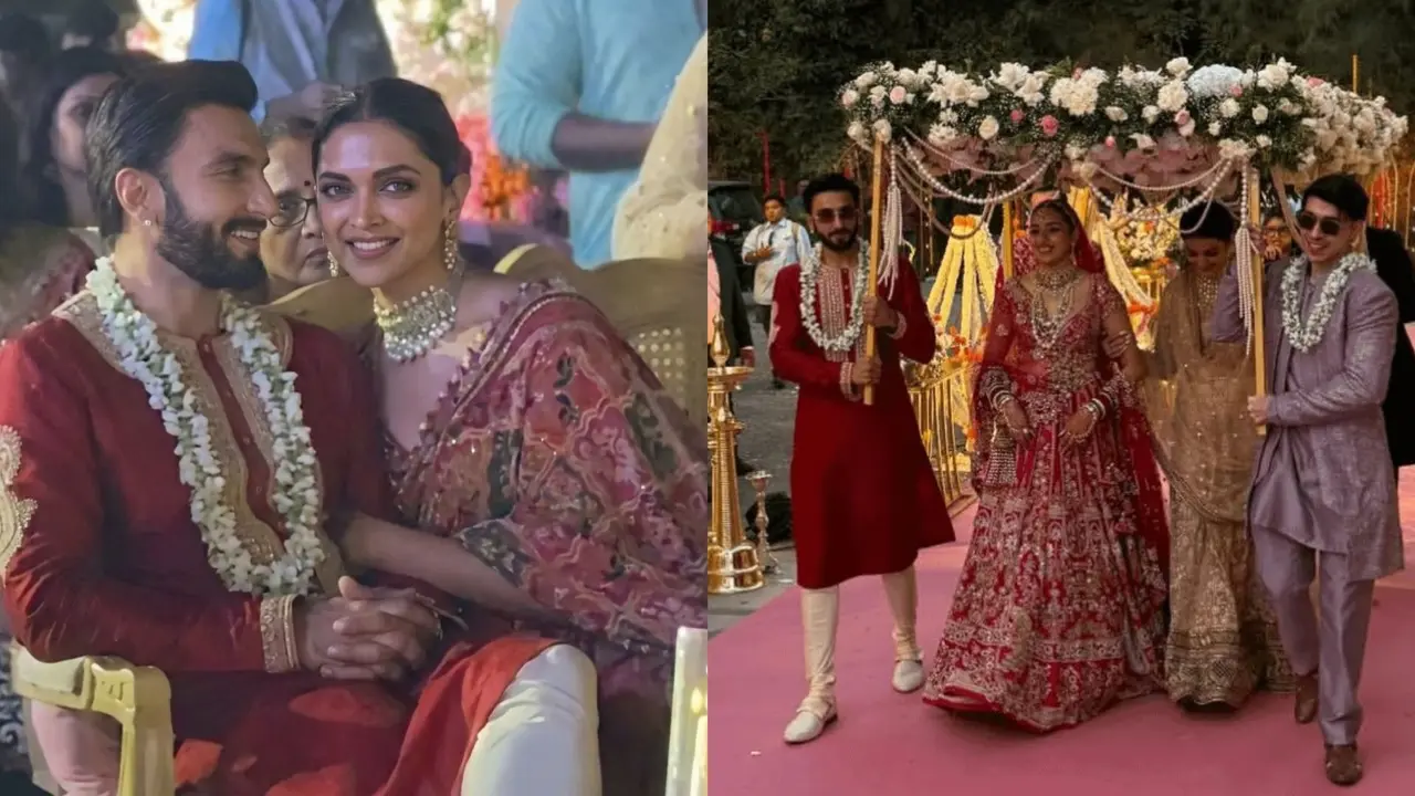 Ranveer Singh- Deepika Padukone at Cousin wedding