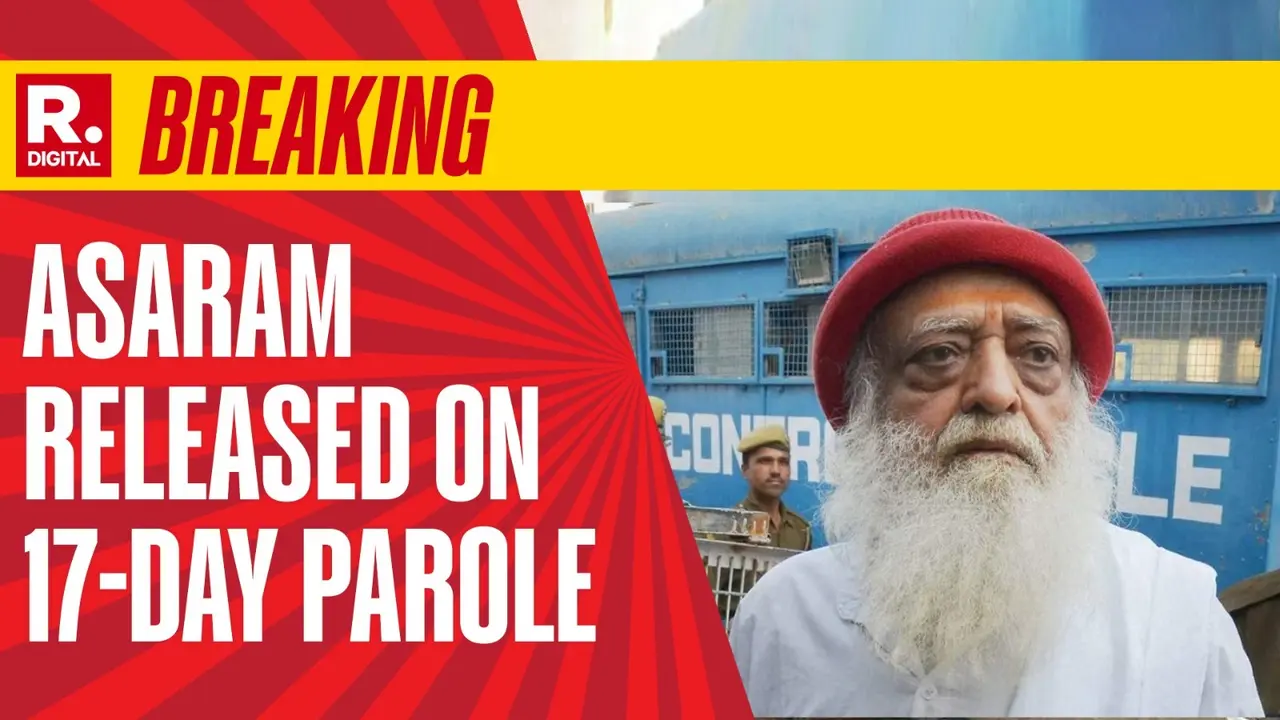Rape Convict Asaram Walks Out of Jodhpur Jail on 17-Day Parole Rape Convict Asaram Released From Jodhpur Jail on 17-Day Parole