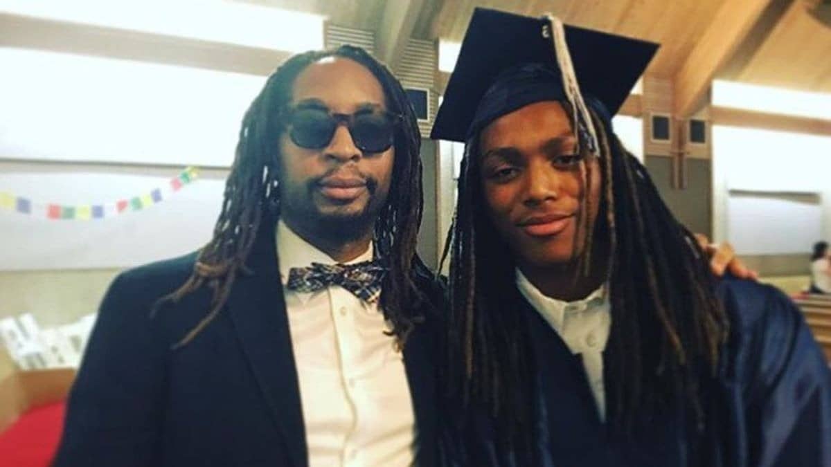 Rapper Lil Jon With His Son Nathan Smith