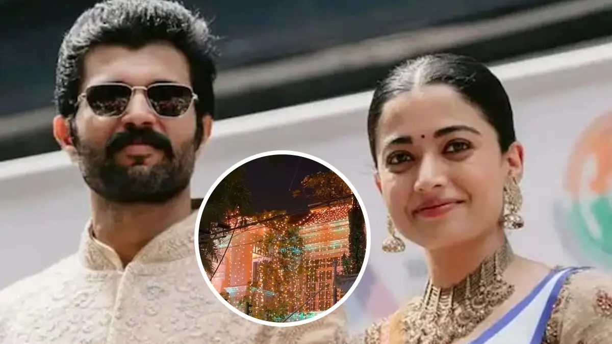Rashmika-Vijay Wedding: रश्मिका मंदाना संग शादी की खबरों के बीच दुल्हन की तरह सजा विजय देवरकोंडा का घर; VIDEO VIRAL rashmika mandanna and vijay deverakonda wedding rumours viral video of home decoration