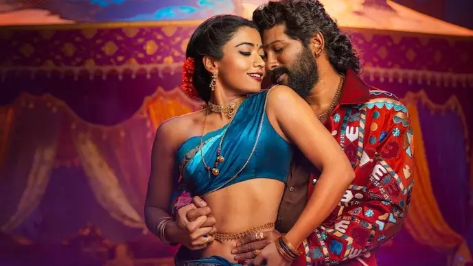 Pushpa 2: Rashmika Mandanna Reveals She Felt 'Uncomfortable' While Filming Song Peelings With Allu Arjun Rashmika Mandanna-Allu Arjun in song Peelings from Pushpa 2
