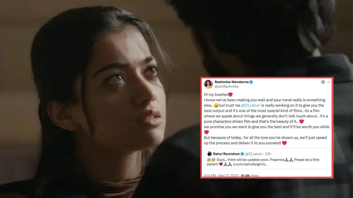 Rashmika Mandanna Shares Big Update After 'Release The Girlfriend' Trends On X: We’ll Just Speed Up the Process Rashmika Mandanna shares an update on The Girlfriend