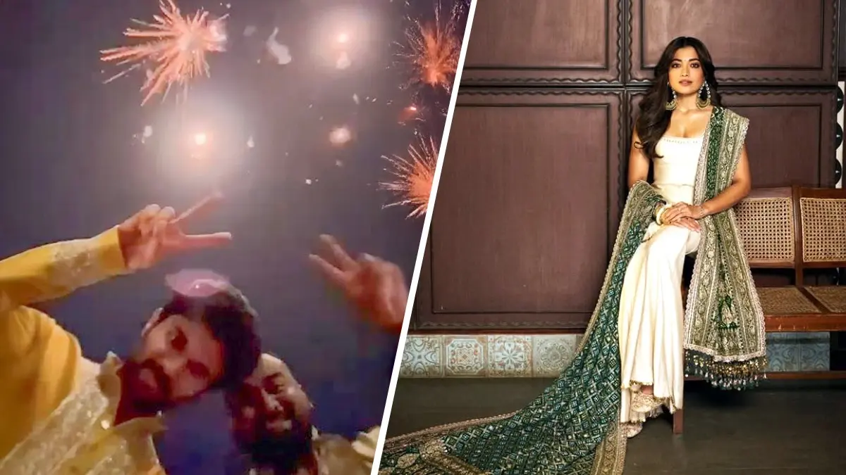 Rashmika Mandanna-Vijay Deverakonda celebrate Diwali together