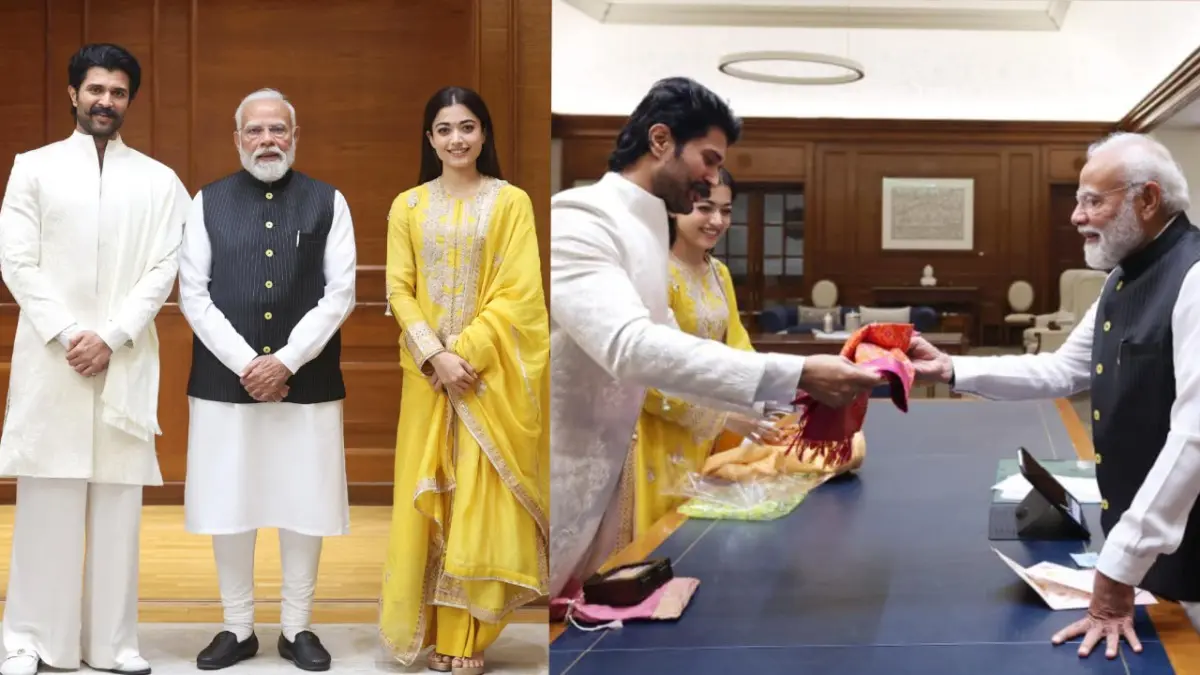 Rashmika-Vijay Wedding: पीएम मोदी से मिले रश्मिका-विजय, रिसेप्शन के लिए खास अंदाज में दिया न्योता, कब और कहां होगा ग्रैंड सेलिब्रेशन? Rashmika Mandanna-Vijay Deverakonda invite PM Modi