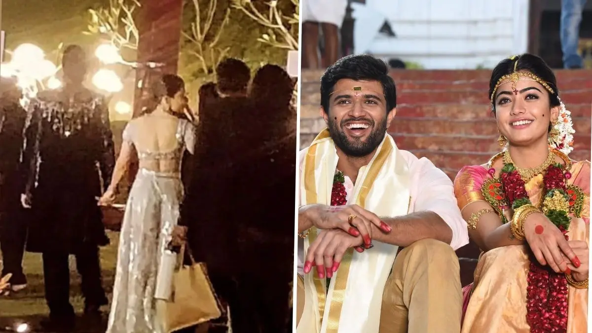Vijay Deverakonda's Mother's Dedication To Rashmika Mandanna's Sliver Glittery Outfit: Viral Moments From ViRosh's Sangeet Ceremony Rashmika Mandanna-Vijay Deverakonda sangeet highlights