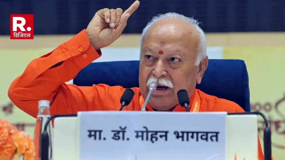 Rashtriya Swayamsevak Sangh chief Mohan Bhagwat