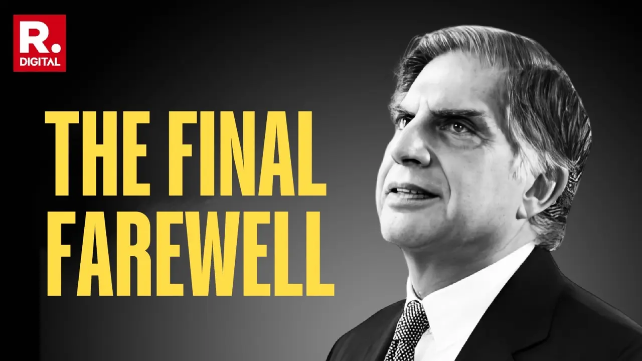 Ratan Tata - Carried to His Rest - Amid an Outpouring of Love Ratan Tata