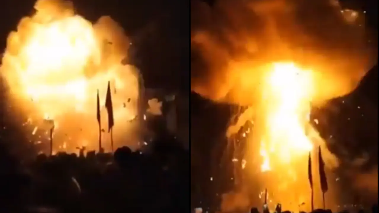 Ravan Dahan or Nuclear Test? This Viral Dussehra Video Leaves Netizens Confused | WATCH Ravan Dahan Viral Video