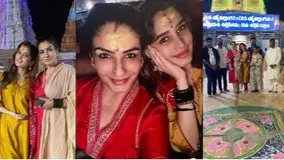 Raveena Tandon with her daughter