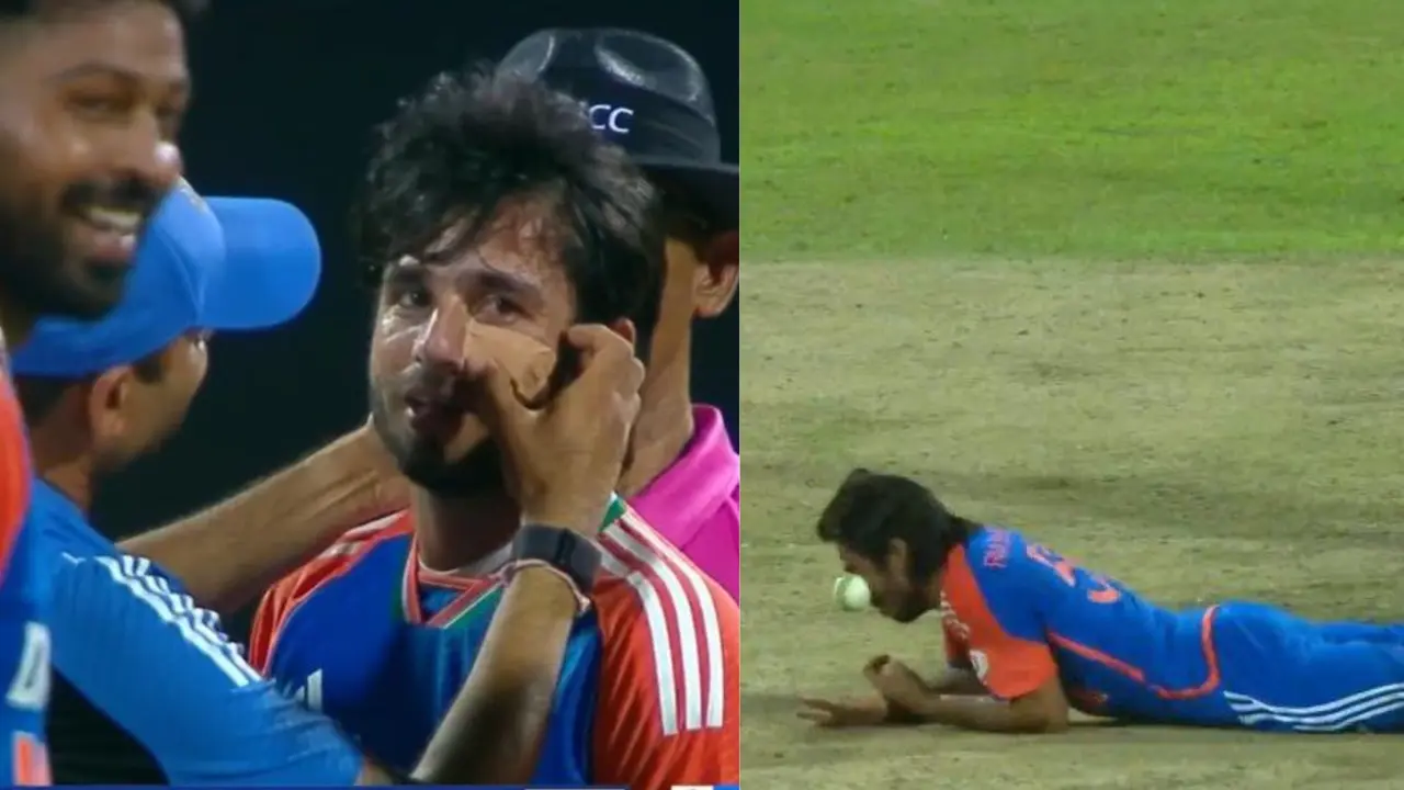 Ravi Bishnoi Suffers Horrifying Injury Below Eye Leaves Bloody Face In Ind vs Sri Lanka Ravi Bishnoi's Injury
