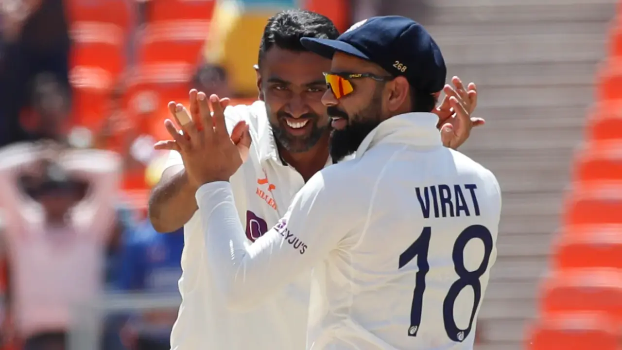R. Ashwin Replies To Virat Kohli's 'I’ve Enjoyed Every Bit Of The Journey With You Ash' Post Ravichandran Ashwin and Virat Kohli during IND vs AUS Test series in 2023