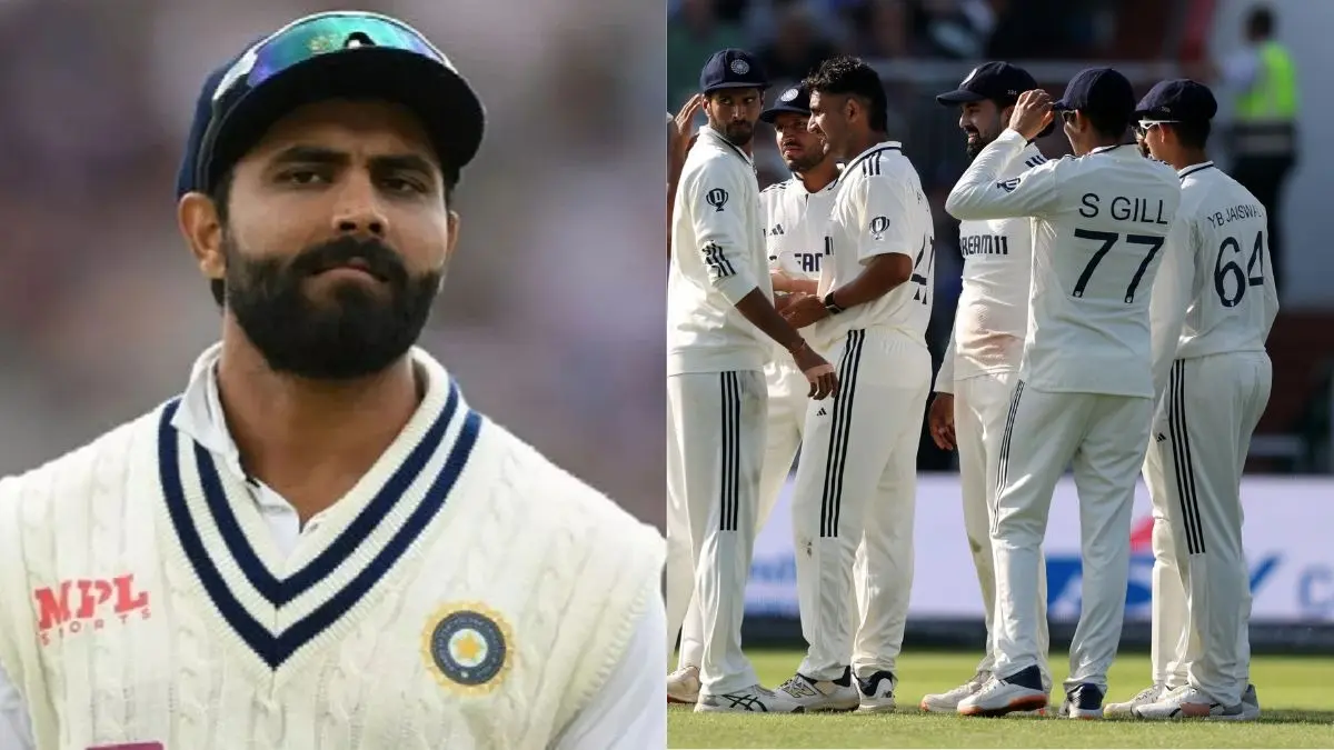 Ravindra Jadeja angry on debutant anshul Kamboj lost chance of joe root run out india vs england