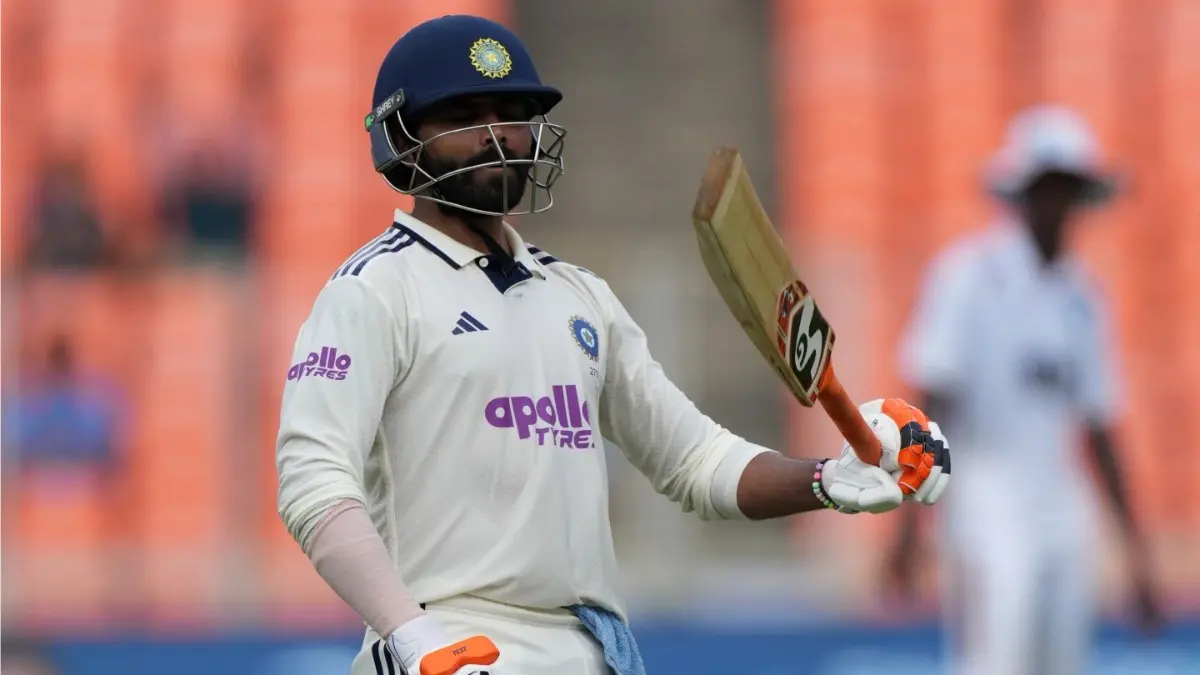 Ravindra Jadeja during Ahmedabad Test against West Indies