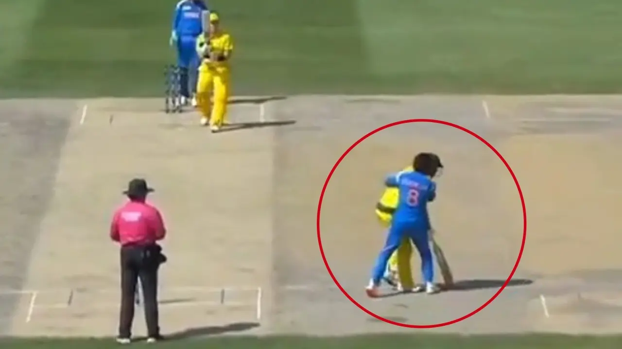 ravindra jadeja holds Marnus Labuschagne to not take single steve smith angry ind vs aus semifinal