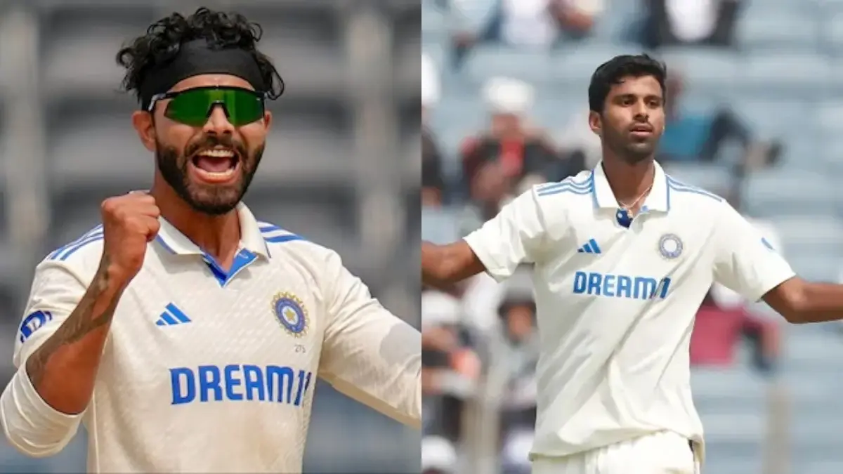 Ravindra Jadeja (L), Washington Sundar (R)