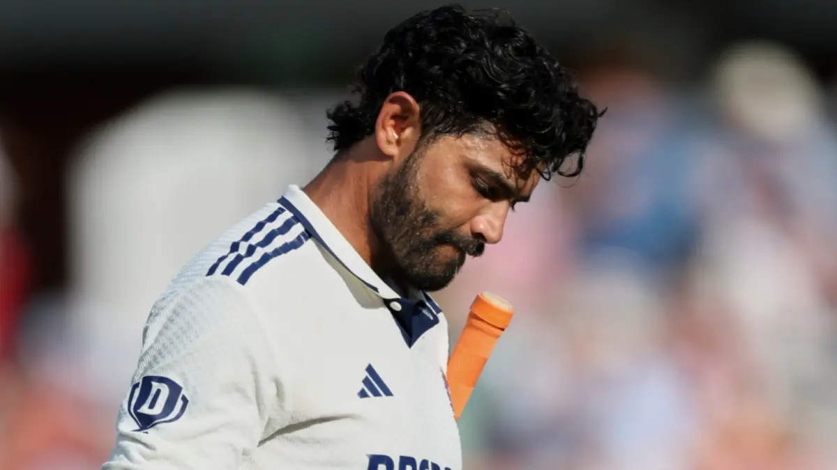 Ravindra Jadeja Becomes Only The Fourth Player In The History Of Cricket To Achieve Unique Career Milestone Courtesy Of His Heroics In Lord's Ravindra Jadeja walks away after being dismissed in the third Test of the IND vs ENG Test series