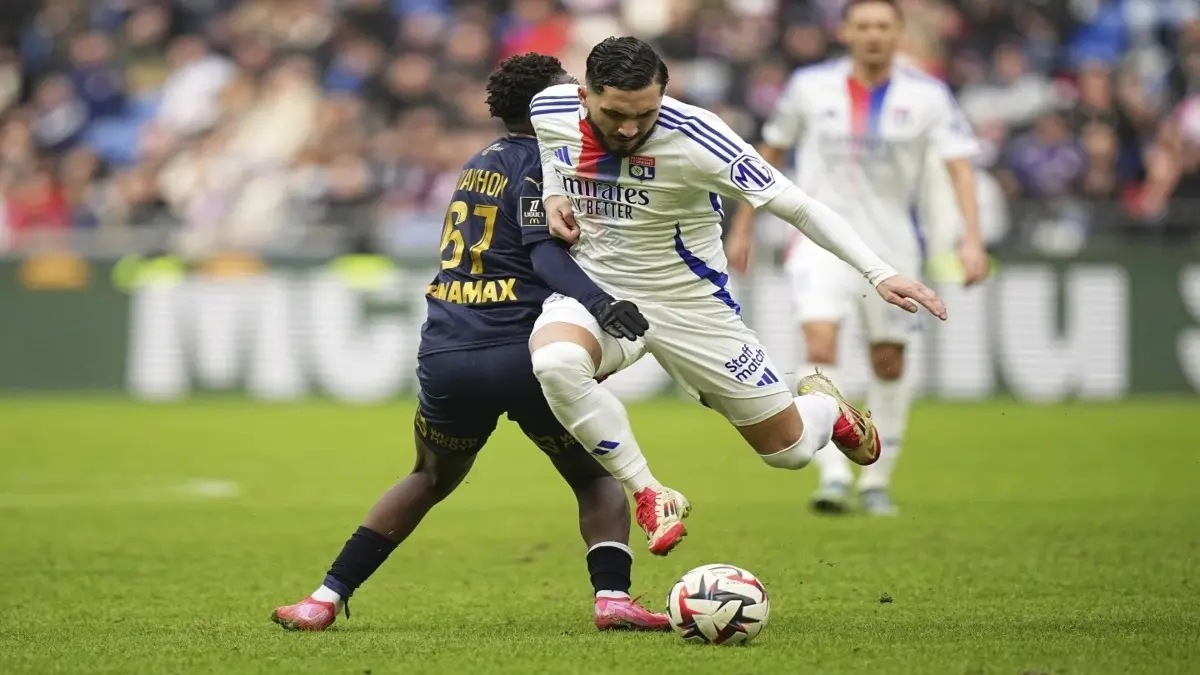 New Manchester City Signing Rayan Cherki Wants To 'Kill' Manchester United: 'Now I Wait For The Game' Rayan Cherki in action for Lyon