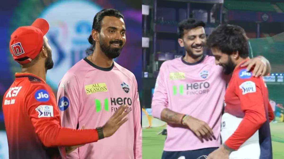 RCB Gear Up For Round 2 With DC In The National Capital, Players Bond With Each Other In Training As Bengaluru Eye Revenge RCB and DC players meet ahead of the match.